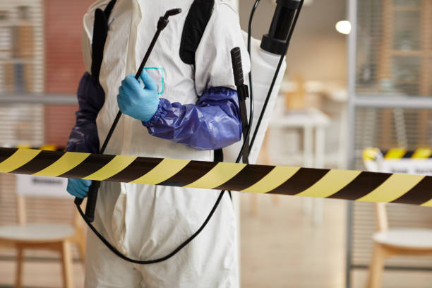 Professional Biohazard Cleanup technician working in Anahola, HI
